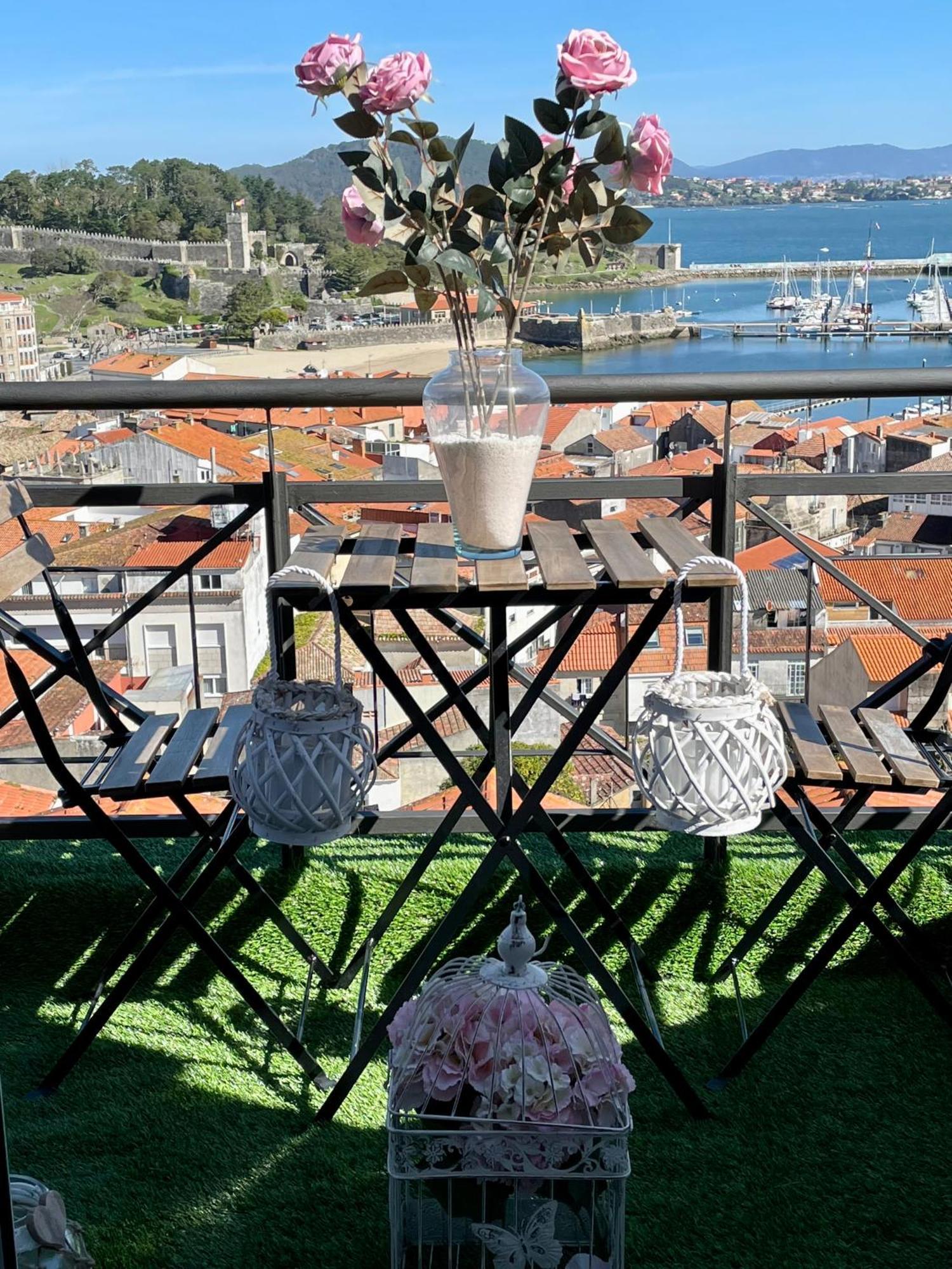 Estudio Impresionantes Vistas Con Terraza Y Piscina Baiona Exterior photo